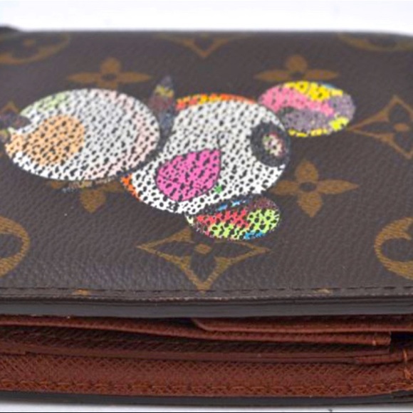 ๐๐ค๐๐คLuis Vuitton monogram panda Porte billet cartes credit monnaie wallet - Picture 3 of 14